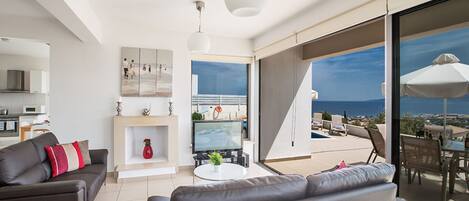 Fireplace, DVD player