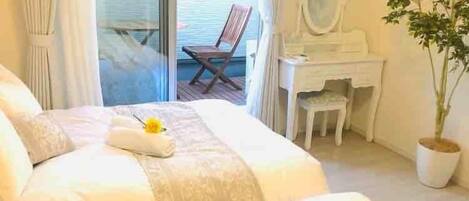 4 slaapkamers, een strijkplank/strijkijzer, wifi, beddengoed