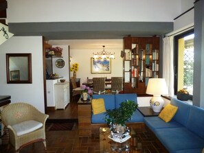 TV, fireplace, foosball, table tennis
