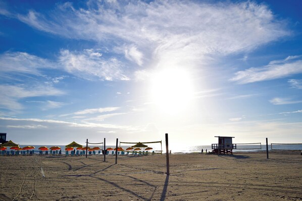 On the beach