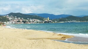 On the beach