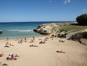 Sun-loungers, beach towels