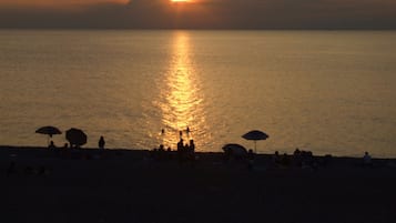 Vlak bij het strand