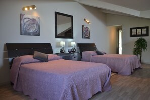 2 slaapkamers, een strijkplank/strijkijzer, wifi, beddengoed