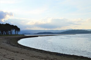 On the beach