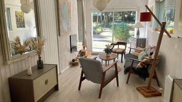 Télévision, cheminée