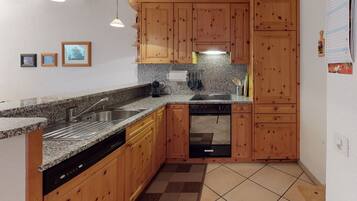 Kühlschrank, Ofen, Herdplatte, Geschirrspüler