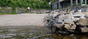 Studio with a breathtaking view of Lake Maggiore, incl. 1 PP Ged.