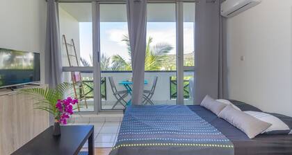 Boucan Beach - Nice studio sea view in Boucan Canot (St Gilles)