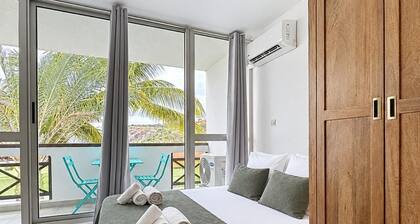 Boucan Beach - Nice studio sea view in Boucan Canot (St Gilles)