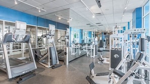 Fitness facility - 1 bedroom Sleeps 6 at the Boardwalk Resort and Villas-July 29-Aug 5th (Virginia Beach)