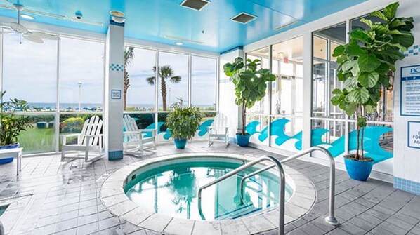 Indoor pool - 1 bedroom Sleeps 6 at the Boardwalk Resort and Villas-July 29-Aug 5th (Virginia Beach)