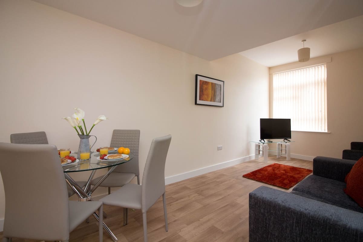 Apartamento, 2 camas individuales (Apartment 3) | Zona de estar | Una televisión de pantalla plana