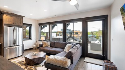 Modern Whitefish Condo with Private Hot Tub & Views