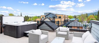Modern Whitefish Condo with Private Hot Tub & Views