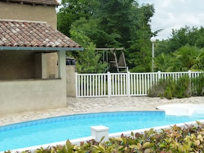 Outdoor pool - Typical Gascogne home (Ornézan)