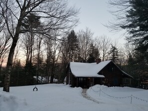 Exterior - Private Brook Side Log Cabin on Tenney Mountain (Plymouth)