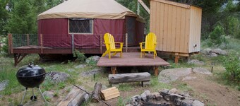 Yurt Ved siden af Clarks Fork af Yellowstone River, 30 minutter fra Yellowstone