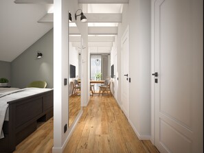 Comfort-huoneisto (incl. 30€ cleaning fee) | 2 makuuhuonetta, yksilöllisesti kalustettu, työpöytä