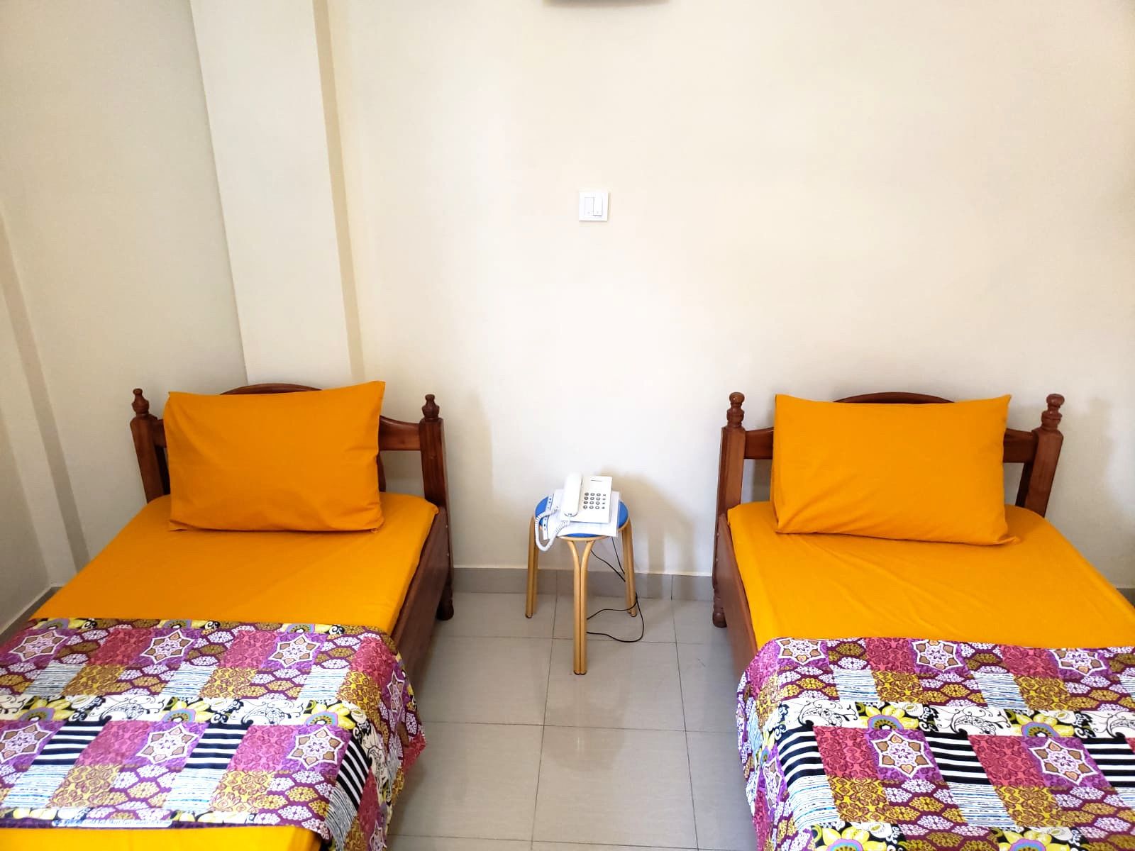 standard twin room, 2 single beds | desk, blackout curtains, free wifi, bed sheets