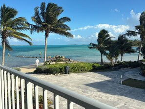 On the beach, sun loungers, beach towels - Newly renovated Oceanfront Townhouse with Stunning Views & Private Beach Access (George Town)