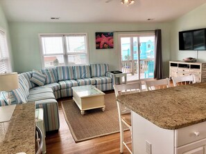 Smart-TV, fotballspill og stereoanlegg