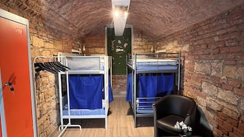 Basic Shared Dormitory, Mixed Dorm, No Windows | 1 bedroom, iron/ironing board, free WiFi, bed sheets