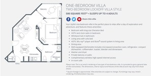 Floor plan - SHERATON DESERT OASIS - 1 BEDROOM KING VILLA, NO RESORT FEE'S (Scottsdale)