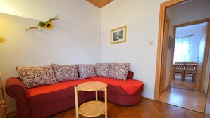 Standard Apartment, 2 Bedrooms (773) | Living room - Apartments Buturajac (Krk)