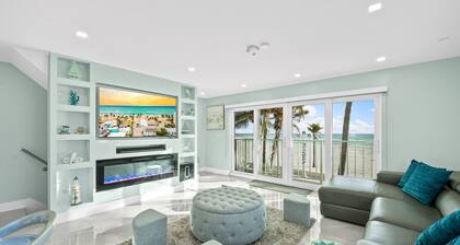 STRAND OCEANFRONT BOARDWALK AUF DEM SAND