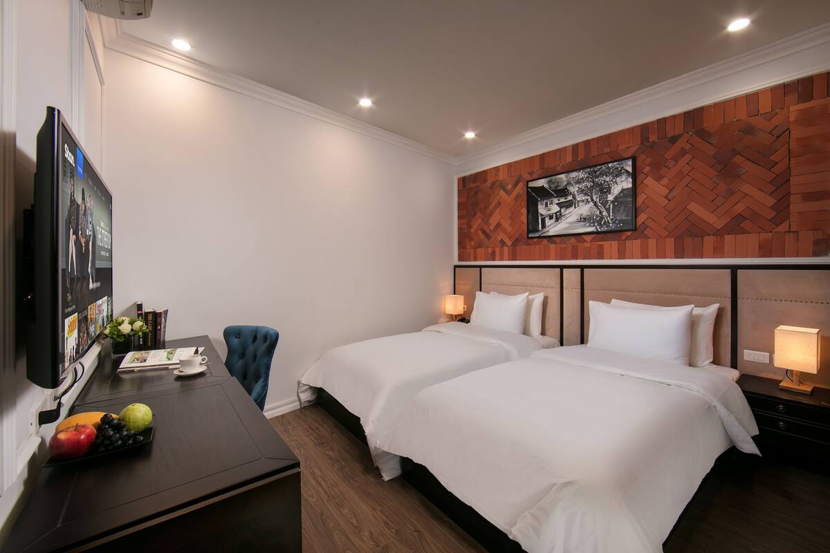 Deluxe-Doppel- oder -Zweibettzimmer