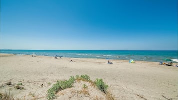 Vlak bij het strand