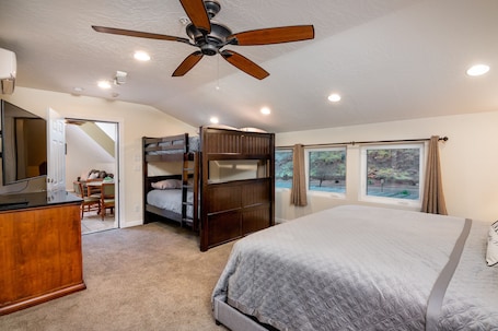 1 bedroom, iron/ironing board, travel crib, WiFi