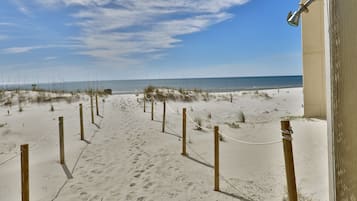 On the beach
