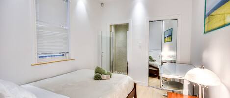 Desk, iron/ironing board, free WiFi, bed sheets