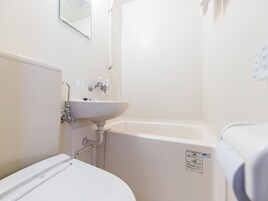 Free toiletries, hair dryer, slippers, towels