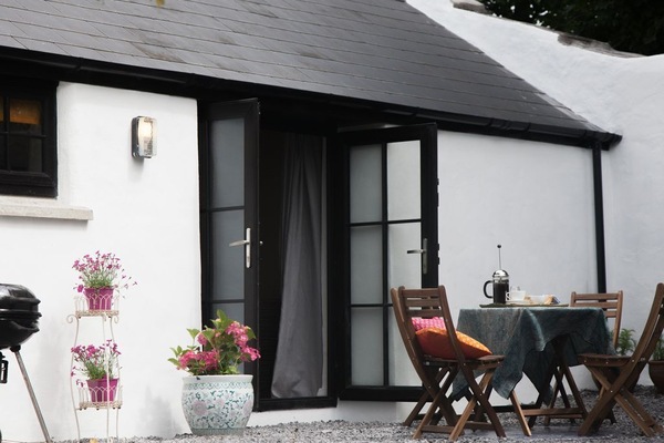 The Stables, rear patio