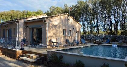 Le clos du Marcel, South Ardèche House with air-conditioning, swimming pool, enclosed grounds of 2000m2