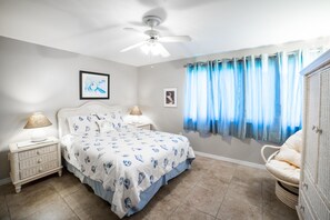 2 多间卧室、熨斗/熨衣板、WiFi、床单