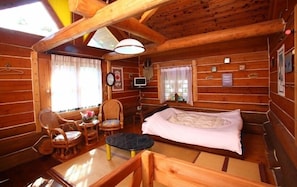 Log House for up to 3 People, Run of House, Non Smoking | 1 bedroom, desk - Mountain Domu (Ayagawa)