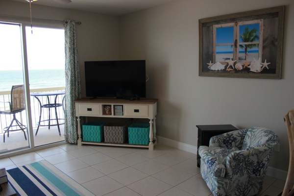 Beach front view