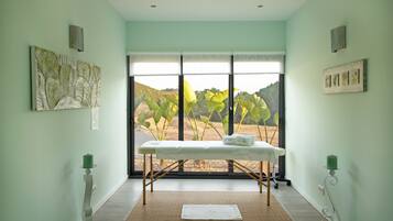 Aromatherapy, hot stone massages, deep-tissue massages