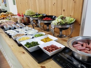 Petit déjeuner buffet