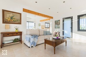 تلفزيون، مدفأة، مشغل دي في دي