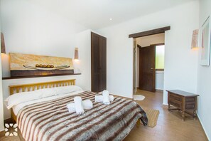 4 slaapkamers, een strijkplank/strijkijzer, gratis wifi