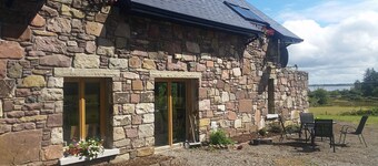 Beautiful country house with integrated barn and wellness area facing Lough Mask