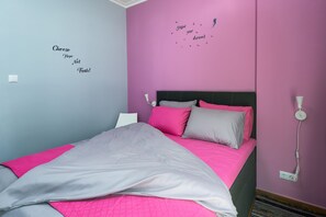 1 bedroom, desk, soundproofing, iron/ironing board