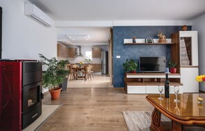 TV, fireplace - 3 bedroom stunning home in Labin (Labin)