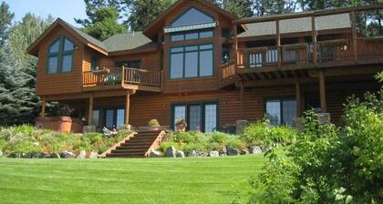 Sunset Cabin - Flathead Lake, Exquisite Log Home and Guest Cabin. Sleeps 12