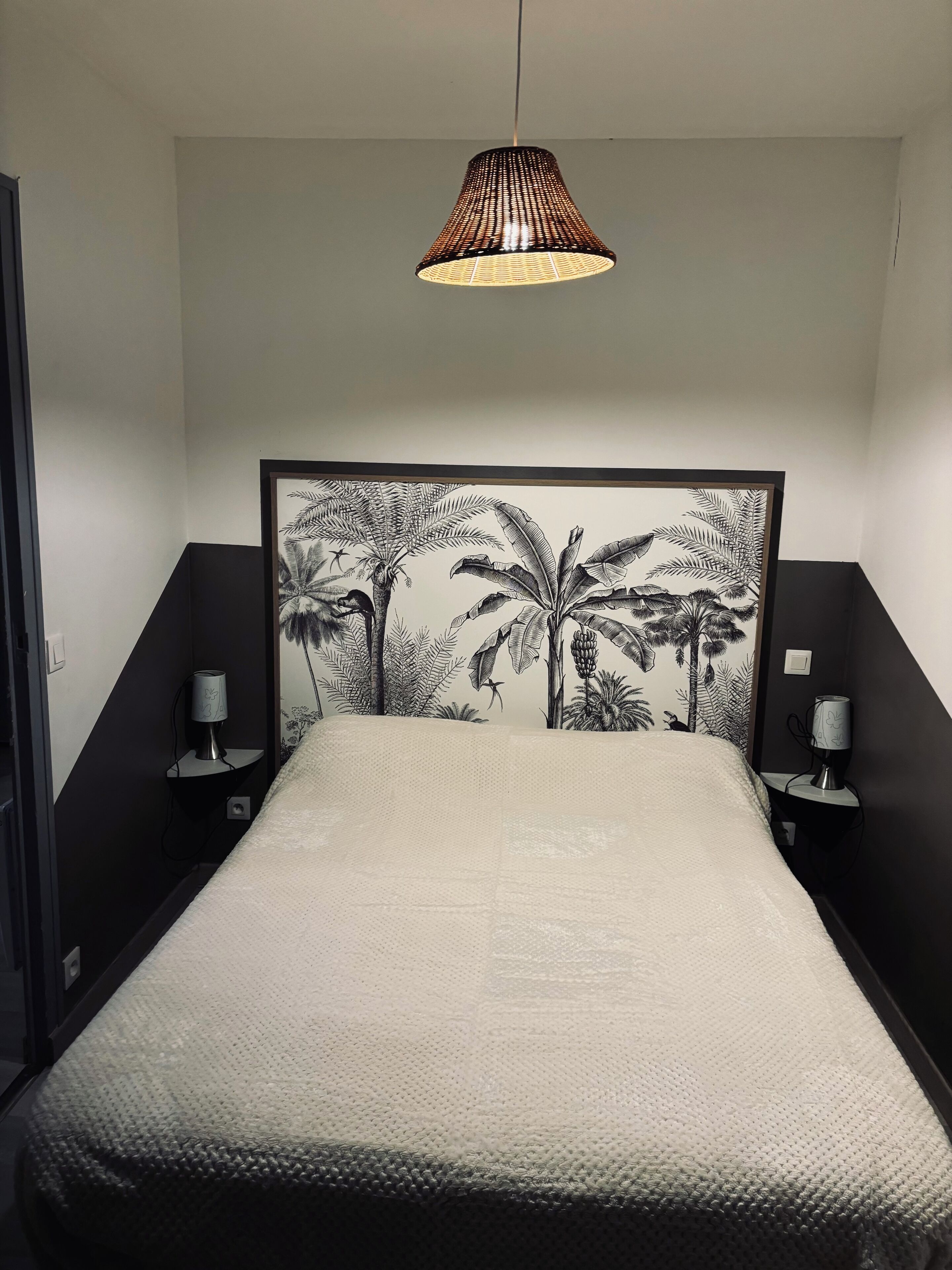 2 chambres, lit parapluie